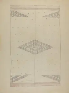 Textile, 1935/1942. Creator: Unknown