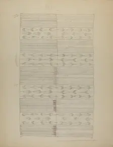 Textile, 1935/1942. Creator: Unknown