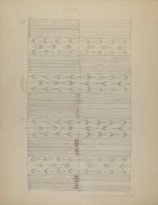Textile, 1935/1942. Creator: Unknown