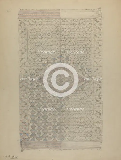 Textile, 1935/1942. Creator: Unknown.
