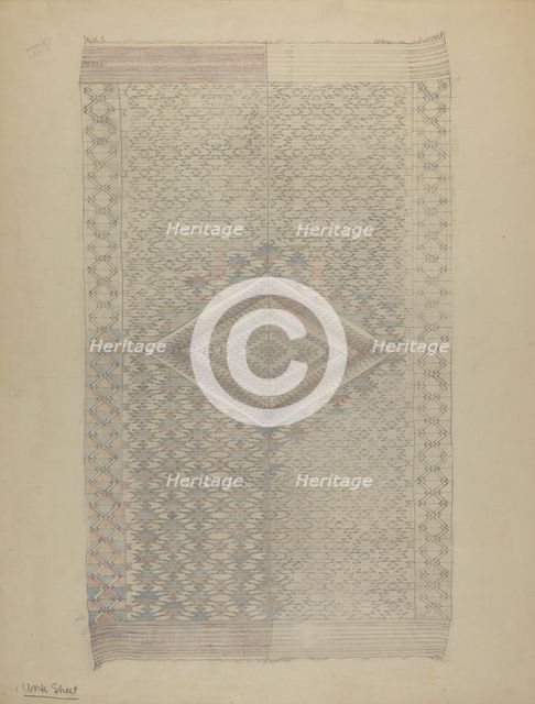 Textile, 1935/1942. Creator: Unknown.