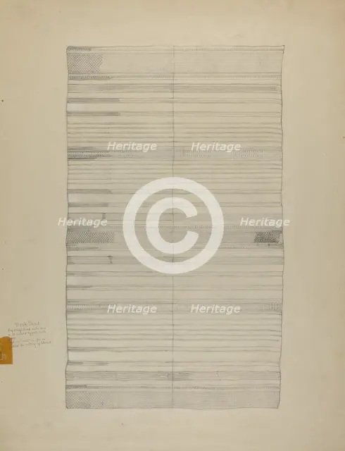 Textile, 1935/1942. Creator: Unknown.