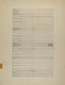 Textile, 1935/1942. Creator: Unknown