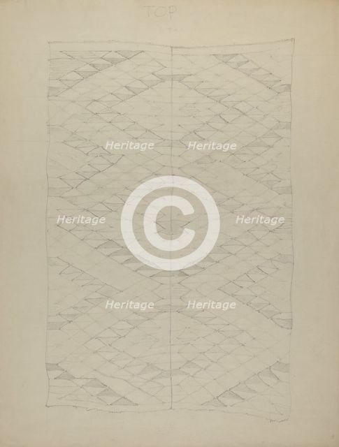 Textile, 1935/1942. Creator: Unknown.