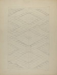 Textile, 1935/1942. Creator: Unknown