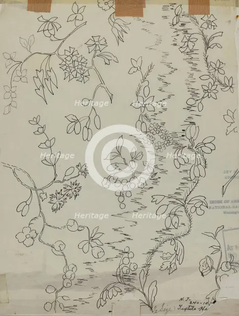 Textile, 1935/1942. Creator: Unknown.