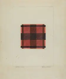 Textile, 1935/1942. Creator: Clyde L. Cheney