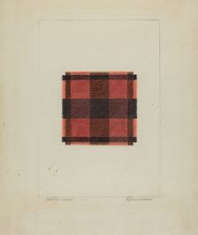 Textile, 1935/1942. Creator: Clyde L. Cheney