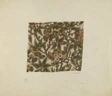 Textile, 1935/1942. Creator: E.A. Smaller