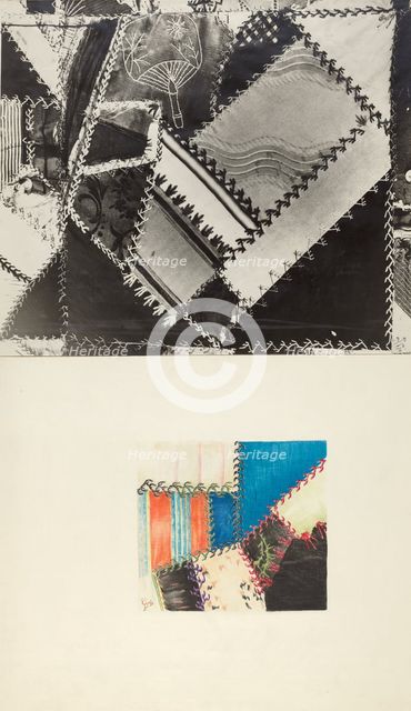 Textile: Technique Demonstration, 1935/1942. Creator: Unknown.