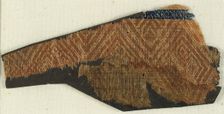 Textile with Old Rose in Diaper Pattern, German, 15th century. Creator: Unknown