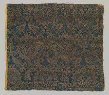 Textile with Brocade, Egyptian, 14th century. Creator: Unknown