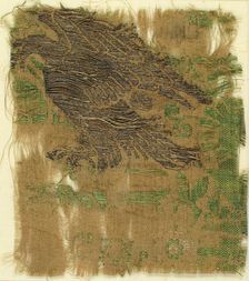 Textile with Brocade, Italo-Arabic, 14th century. Creator: Unknown