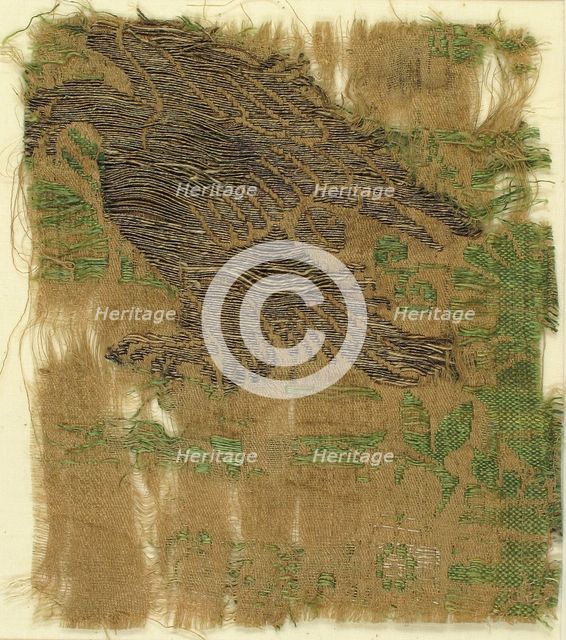 Textile with Brocade, Italo-Arabic, 14th century. Creator: Unknown.