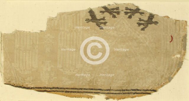 Textile with Brocade, Italian, 13th-14th century. Creator: Unknown.