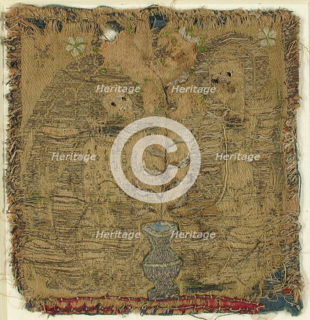 Textile with Brocade, Italian, 15th century. Creator: Unknown.