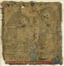 Textile with Brocade, Italian, 15th century. Creator: Unknown