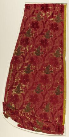 Textile with Brocade, Italian, ca. 1425-50. Creator: Unknown