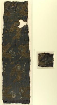 Textile with Brocade, Italian, late 14th century. Creator: Unknown