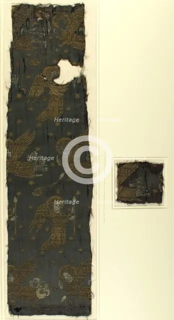 Textile with Brocade, Italian, late 14th century. Creator: Unknown.