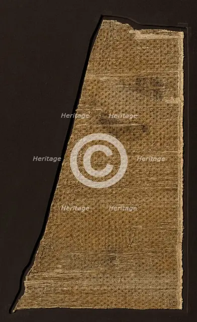Textile with Diamonds, 1000s. Creator: Unknown.