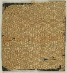 Textile with Figured Silk Weave, German, 15th century. Creator: Unknown