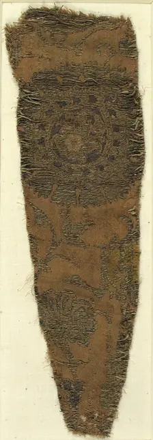 Textile with Floral Ornaments, Italian, 14th-15th century. Creator: Unknown