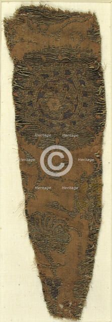 Textile with Floral Ornaments, Italian, 14th-15th century. Creator: Unknown.