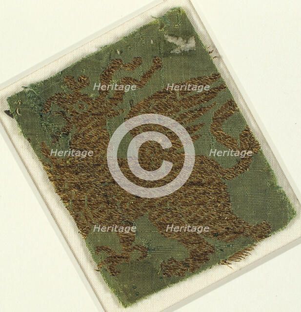 Textile with Griffin, Italian, 14th century. Creator: Unknown.