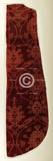 Textile with Pomegranate Motif, Italian, 15th century. Creator: Unknown.