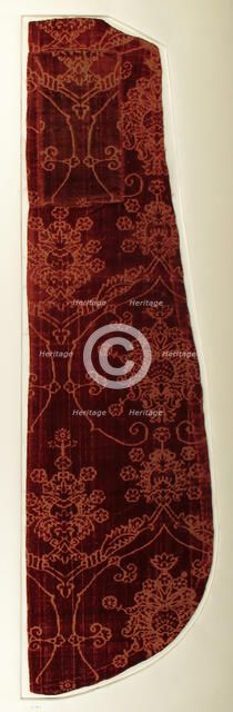 Textile with Pomegranate Motif, Italian, 15th century. Creator: Unknown.