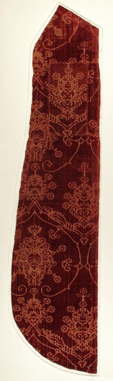 Textile with Pomegranate Motif, Italian, 15th century. Creator: Unknown