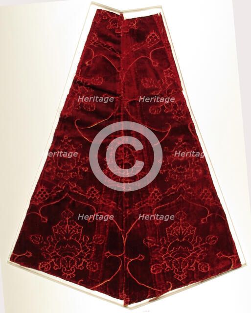 Textile with Pomegranate Design, Italian, 15th century. Creator: Unknown.