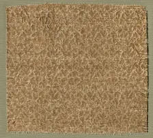 Textile with Tiny Leaves, 1275-1350. Creator: Unknown