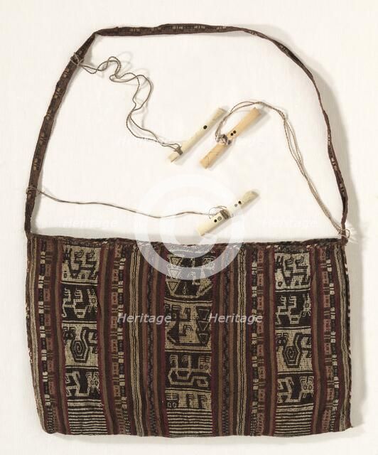 Textile Bag, c. 1100-1400. Creator: Unknown.