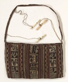 Textile Bag, c. 1100-1400. Creator: Unknown