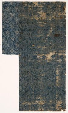 Textile Book Cover, 1800s. Creator: Unknown