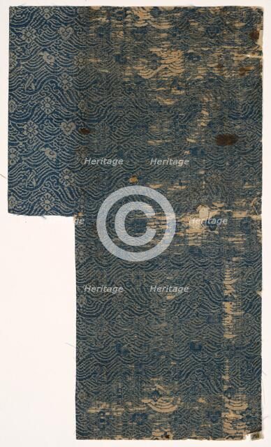 Textile Book Cover, 1800s. Creator: Unknown.