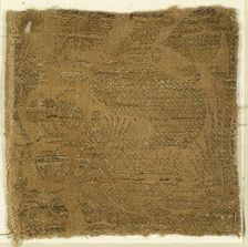 Textile, Brocade, Italian, 15th century. Creator: Unknown