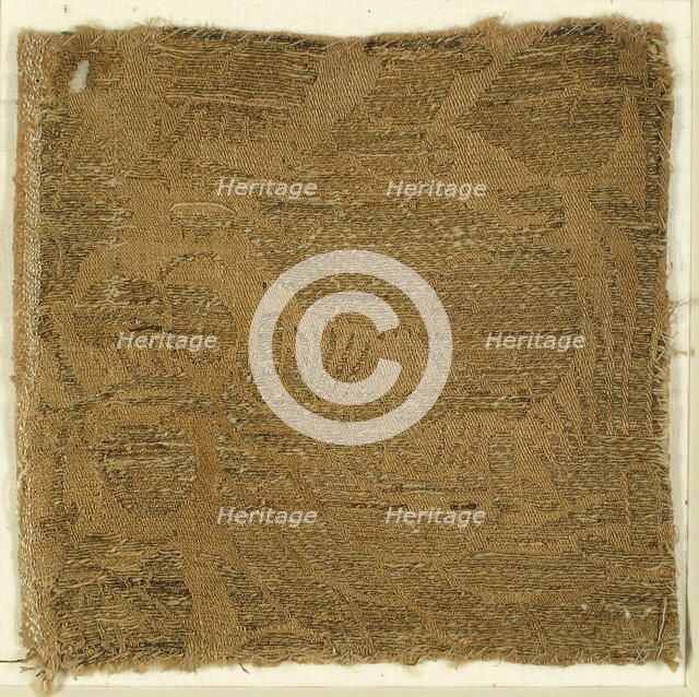 Textile, Brocade, Italian, 15th century. Creator: Unknown.