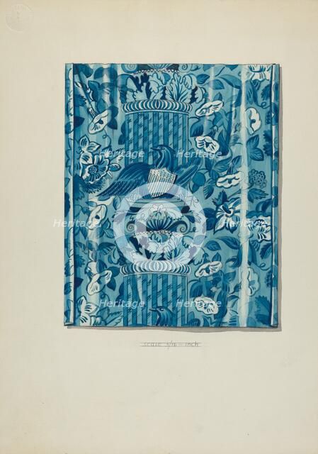 Textile, c. 1936. Creator: James Vail.
