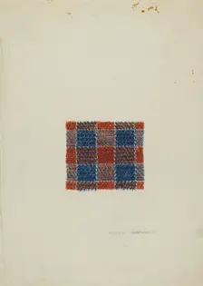 Textile, c. 1937. Creator: Esther Martindale