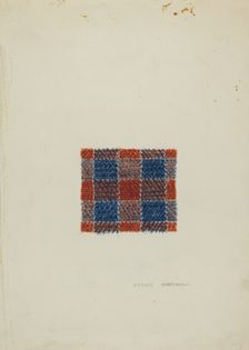 Textile, c. 1937. Creator: Esther Martindale