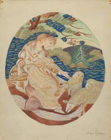 Textile, c. 1937. Creator: John Oster