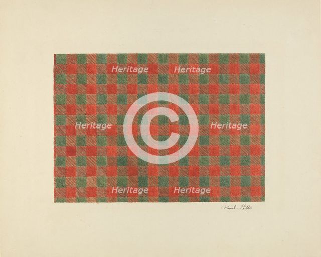 Textile, c. 1941. Creator: Pearl Gibbo.