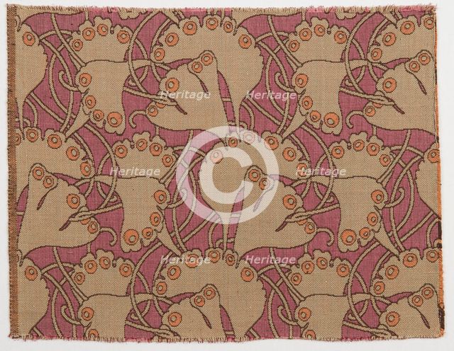 Textile design, 1898. Creator: Moser, Koloman (1868-1918).