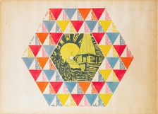 Textile Design , ca 1923-1924. Creator: Bakst, Léon (1866-1924)