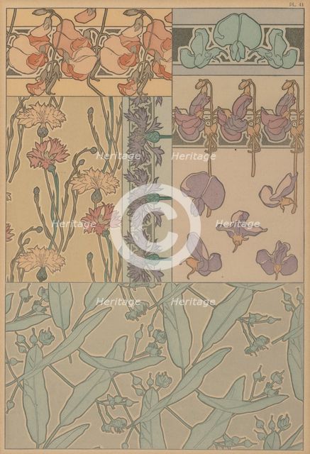 Textile design, c. 1900.