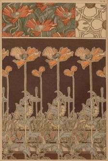 Textile design, c. 1900