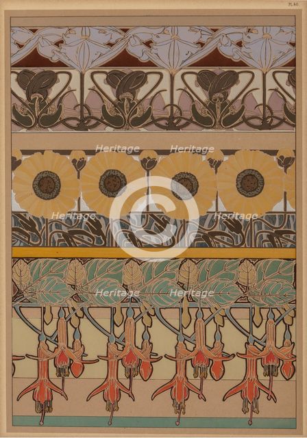 Textile design, c. 1900.